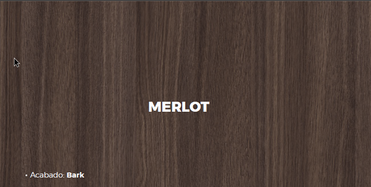 Muestra de melamina Merlot